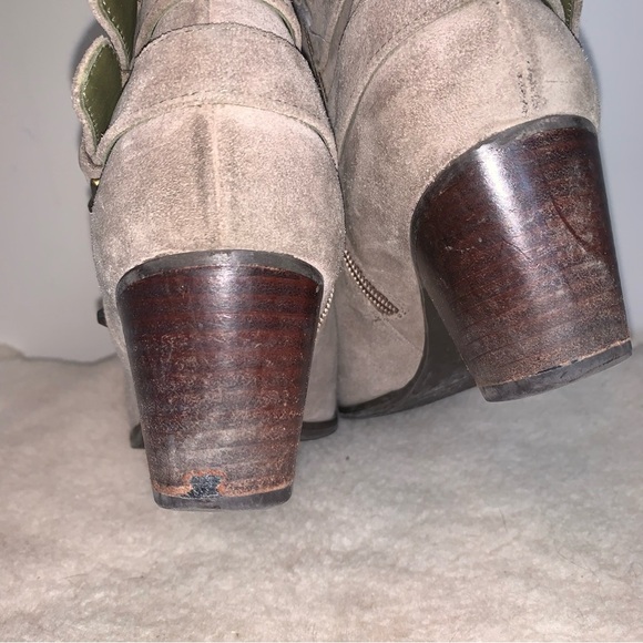 Stuart Weitzman Kickstart Studded Suede Ankle Boot 6 - Picture 10 of 14